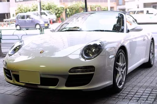 997カレラ バンパーダクトメッシュ施工