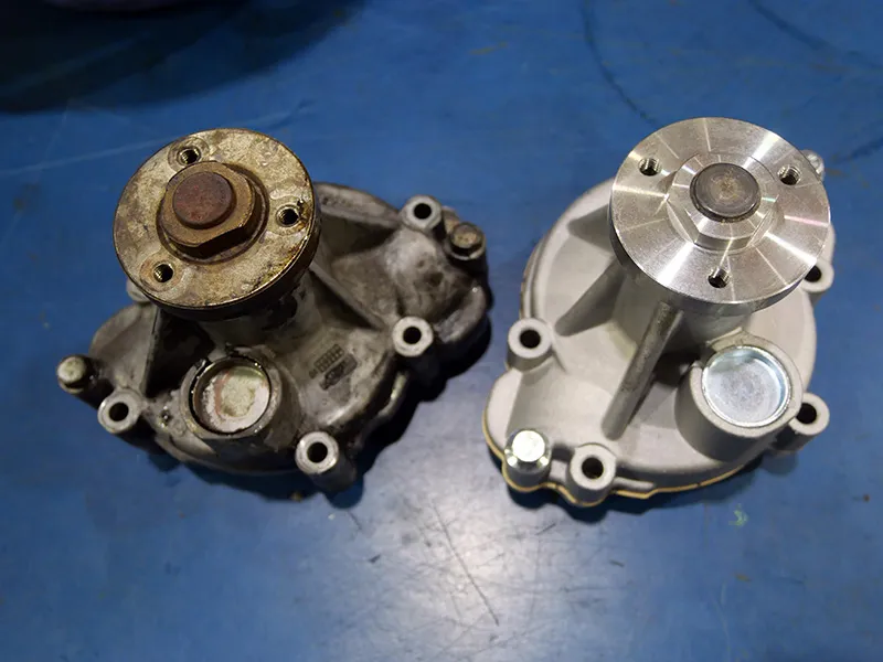 ランドローバー 冷却水漏れ修理