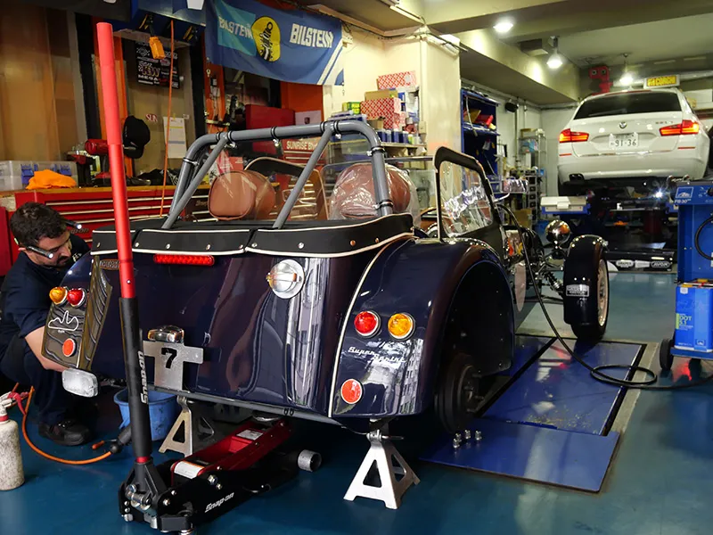 スーパー7 170 車両整備 オイル交換