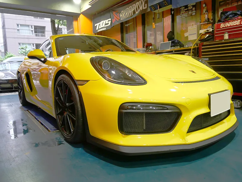 ケイマンGT4 19インチ化 TWS ホイール